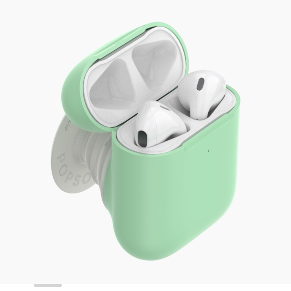 NIB pop-grip Air pods holder in Mint by PopSockets
